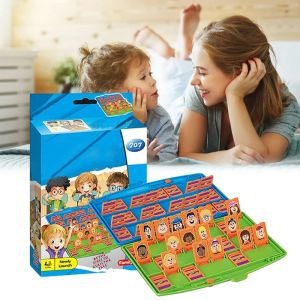 Who Is It? - Classic Family Guessing Game Memory Training Board Game for Parent-Child & Party Fun
