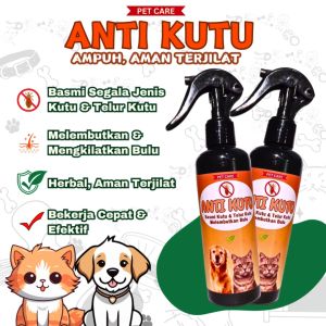 OBAT KUTU KUCING ANJING BASMI KUTU DAN TELUR KUTU AMAN TERJILAT MATI KUTU ELOPE ROYAL CARE CLEVER SOLUTION GOLDEN PAW CATAPAW ANTI KUTU KUCING elope clever solution royal care mati kutu untuk kucing
