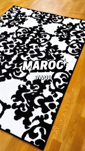 MAROC Karpet Lantai 160x210 BW01 Monokrom