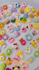 Charm nhựa cứng gắn dép crocs sticker trang trí dép cross siêu xinh mẫu mix ngẫu nhiên