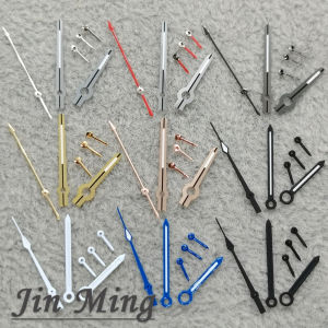 High Quality 6Pins VK63 Watch Hands Silver Black Gold Rose Hands Green Luminous Watches Pointers Fit VK63 VK63A Quartz Movement