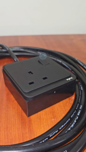 1/2 Gang Black HEAVY DUTY Extension SOCKET EXTENSION Wire FULL COPPER WIRE Watt Sirim Socket