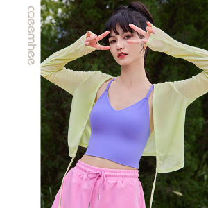 High-End Fashion Yoga Wear Long Sleeve Fitness Clothing Womens Spring Summer Top Professional Sports Sun Protection Shirt
