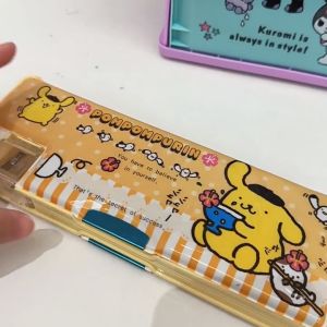 GJ56 กล่องใส่ดินสอ ของขวัญวันเกิดของขวัญ อุปกรณ์การเรียนสำหรับโรงเรียน อะนิเมะ คาวาอิ คุโรมิ มายเมโลดี้ กล่องใส่เครื่องเขียน Cinnamoroll