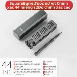 Bộ Tua Vít Chính Xác 44 Miếng Từ Bit Hộp Đựng Dụng Cụ Mini Cho Nhà Thông Minh Sửa Chữa Điện Thoại Máy Tính Di Động Có Thể Tháo Rời Bộ