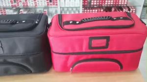 Cốp vải đựng đồ nail - cốp vải 3 ngăn 5 khay có dây đeo tiện lợi Cốp đựng đồ trang điểm size to 3 tầng cốp đựng đồ nail phun xăm Spa