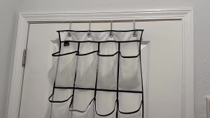 24 Grid Rak Organizer Sepatu Gantung Tahan Air Shoes Rack Storage Organizer Rak Sepatu Gantung Dinding