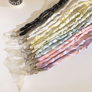 สายรัดโทรศัพท์ผ้าซาตินยาวแบบสะพายข้างสำหรับเดินทางกลางแจ้ง สายรัดโทรศัพท์แบบแขวนหัวเข็มขัดกันลื่น สายรัดโทรศัพท์แบบทนทาน