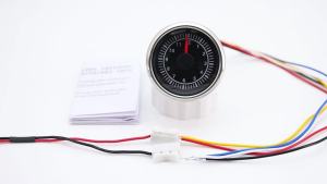 52mm Digital Clock Gauge 0-12 Hours Pointer 7 Color Backlight Hourmeter For Car Boat Truck Waterproof Clock Meter 12V 24V