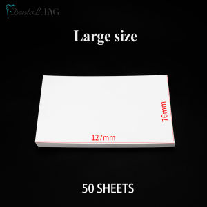 50pcs Dental Disposable Mixing Paper Dentistry Tools Cement Powder Pad Paper Denture Lab Tool Material