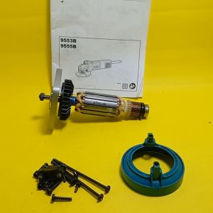 Makita 510086-1 Armature Angker Mesin Gerinda 4" Makita 9553B 9553 B Asli Original