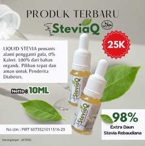 stevia pemanis alami pengganti gula baik untuk kesehatan dan penderita diabetes