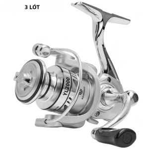 Máy Câu Cá BILLINGS YL 1000-7000 Series Tỉ Số Truyền 5.2:1 Lực Kéo Tối Đa 35LB Cuộn Dây Kim Loại CNC Dùng Cho Nước Ngọt & Nước Mặn