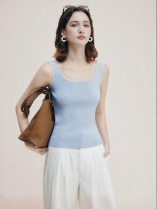 FAMANXUAN | Slimming Retro Style Knitted Vest Women