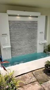 ม่านน้ำตกสีขาว หินกาบ กำแพงน้ำตก