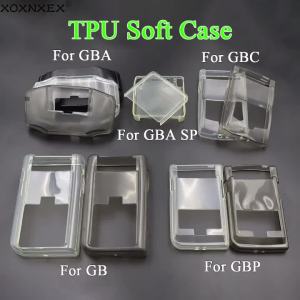 Transparent Shell TPU Soft Wear-Resistant Protective Cover For GBA GBP GB GBC Controller Clear Case For Gameboy Color Advance