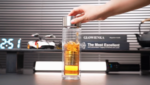 Xiaomi stainless steel high-end business gift cup with magnetic suction tea strainer pressable insulated cup water cup