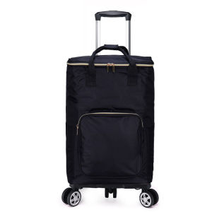 MLZH | Expandable Large Capacity Elderly Use Foldable Easy-push Shopping Cart