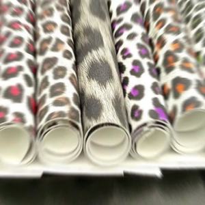 Sheet Leopard PU Leatherette Sewing Fabric Faux Leather DIY Craft Brooch Bow Handmade Earring Making Doll DIY Material