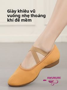 WUNUO | Giày Nhảy Mềm Mại và Thoải Mái cho Nữ Vải Canvas Bông