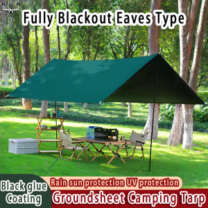 Waterproof Groundsheet Camping Tarp Shelter Tent Floor Sheet Footprint Groundsheet Camping Tarp Ultralight Weight Shelter Fishing Shade Canopy Camping Equipment Order Receive A Storage Bag With Ropes Nails As A Gift天幕帐篷 凉棚