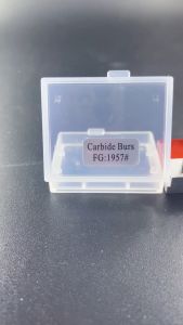 10pcs Dental High Speed Tungsten Steel Crown Metal Cutting Drill Bur FG 1957/FG 1958