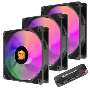Thermaltake Tt Máy Tính Để Bàn Cpu Quạt 12cm Argb Im Lặng Điều Khiển Nhiệt Độ Đồng Bộ Rgb Màu Sắc Cho Khung Xe Phần Cứng
