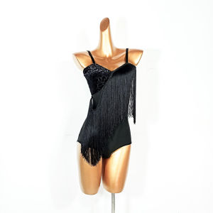 YJFY Dance | Flounce Halter Bodysuit and Asymmetric Skirt Dance Practice Set