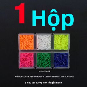 Bộ Ống Silicon 6 Màu MNFT Dành Cho Câu Cá Chép Bảo Vệ Dây Câu Ronnie Rig & Spinner Rig Kèm Hộp Đựng Dụng Cụ Câu Cá