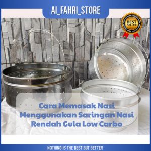Saringan Magicom Rice Cooker Nasi Rendah Gula Low Carbo Untuk Cosmos Ukuran 0.6 - 2.5 Liter  Free Centong Nasi