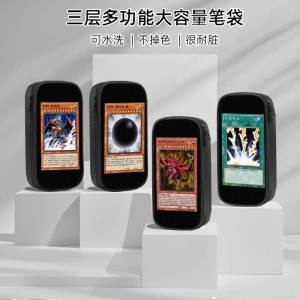 Game King Card Pen Bag Elementary School Boys Pencil Case New 2025 Popular Stationery Bag Junior High School Students Pencil Box