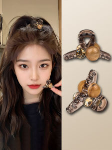 Double-Sided Small Hairclip 2024 New Arrival Small Hair Grabbing Clip Forehead Bang Clip Female Accessible Luxury Atmosphere Small Shark Clip Elegant