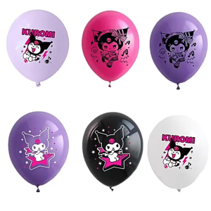 Belon Bulat Kartun 卡通圆形气球 Cartoon Round Balloon 派对布置可爱气球 Party Decoration Kids Birthday Balloon