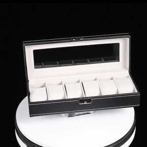 🔥9.9 MEGA SALE🔥 Watch Box Organizer with Glass Display and Metal Lock - Secure Storage for 6Grid/12Grid/Double-Layered 12 Grids