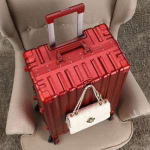 MANLVSHI | Red Wedding Travel Luggage Set with Password Lock