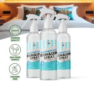 My Home 133 PRETTY PINK Premium Room and Linen Disinfectant Spray Paraben Free Car Bathroom Freshens