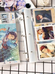 Jingjing E-Series Loose-Leaf Ticket Album Movie Airplane Train Ticket Storage Folder Language Card File Business Document Organizer