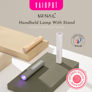 [Vainpot-SG] MR NAIL Handheld Portable Nail Lamp 3W UV/ LED Curing Lamp With Magnetic Stand
