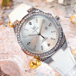 OLEVS Jam Tangan Wanita Original Anti Air Tahan Air Kecil Korea Terbaru Analog Elegan Watch Women