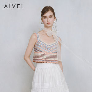 AIVEI | Summer Bohemian Bright Short Knit Top