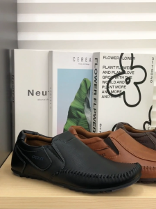 Guzzi Men’s Synthetic Leather Casual Slip-On Shoes – Lightweight & Comfortable GM30027