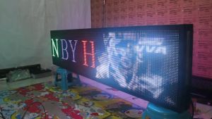 Running Text RGB Full Colour Dua Sisi 57x233cm Wifi Outdoor / VIDEOTRON