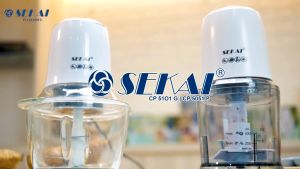 SEKAI Blender Chopper Penggiling Daging Bumbu 1 Liter CP 5101 G Gelas Wadah Kaca