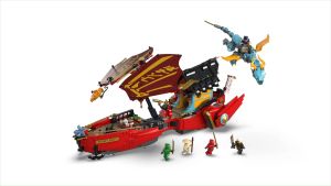 LEGO NINJAGO 71797 Destiny’s Bounty – race against time Building Toy Set (1739 Pcs) Ninja Toys (9 Tahun+)
