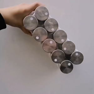 MS DISPENSER TUSUK GIGI OTOMATIS DENGAN TUTUP STAINLESS STEEL ISI 240 PCS