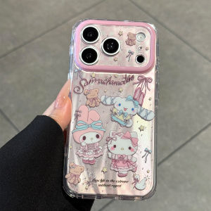 SENBO | New Gradient Cinnamoroll Cat Pattern Full Coverage Shockproof iPhone 17 Case