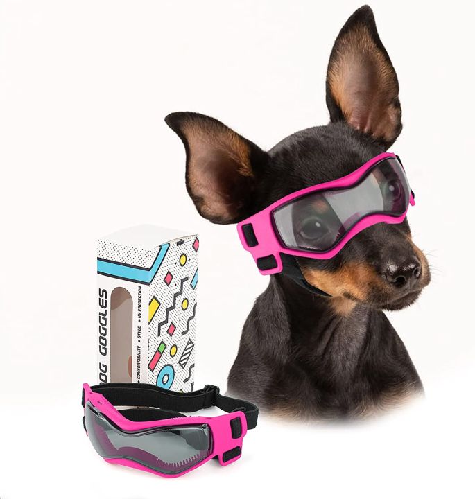 Dog Goggles for Small Breed Dog Sunglasses Dog UV Sunglasses Windproof ...