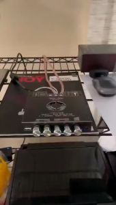 ZK-HT21 เครื่องขยายเสียง 2.1 ช่อง TDA7498E บลูทูธซับวูฟเฟอร์ดิจิตอลสูง 160W * 2 + 220W เครื่องขยายเสียง