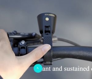 ROCKBROS Retro Copper Bicycle Bell Clear Loud Sound Waterproof MTB Mountain Bike Ring Horn Trophy Shape Safety Cycling Warning Alarm