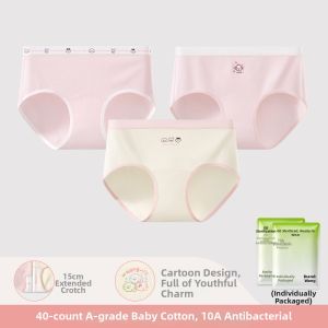 Seamless Breathable Cotton Underwear With Extended Crotch